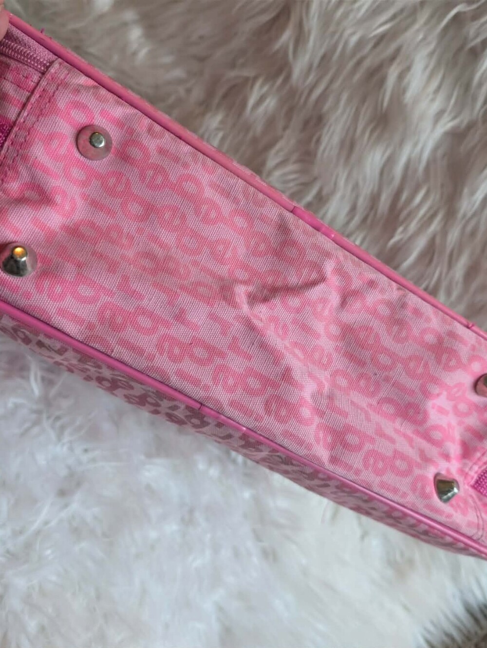 Rare 2004 Vintage Y2k Barbie Pink Cosmetic Travel Bag - Picture 6 of 9